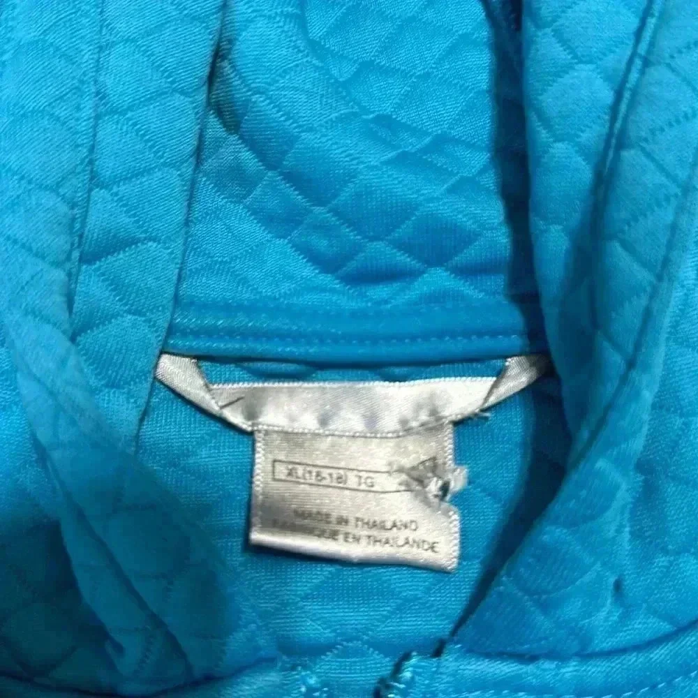 Nike Blue Dri Fit hoodie front zip jacket XL